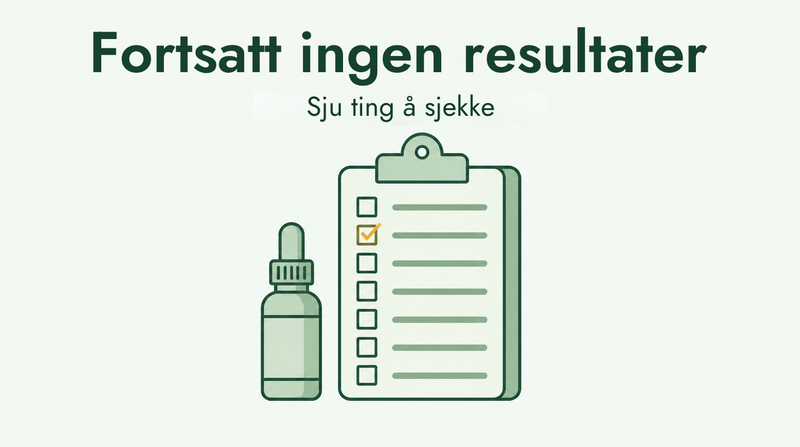 Minoksidil virker ikke etter seks måneder