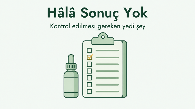 Altı ay sonra minoksidil işe yaramıyor