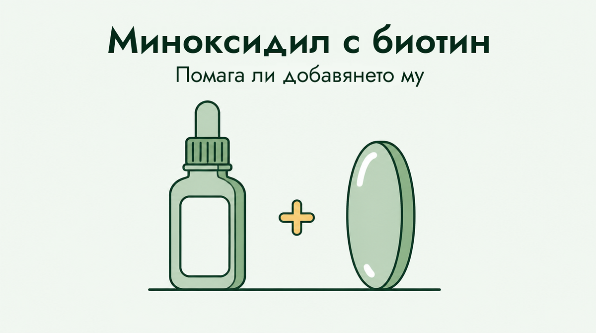 Помага ли добавянето на биотин към миноксидил