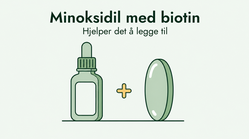 Hjelper det å tilsette biotin til minoksidil