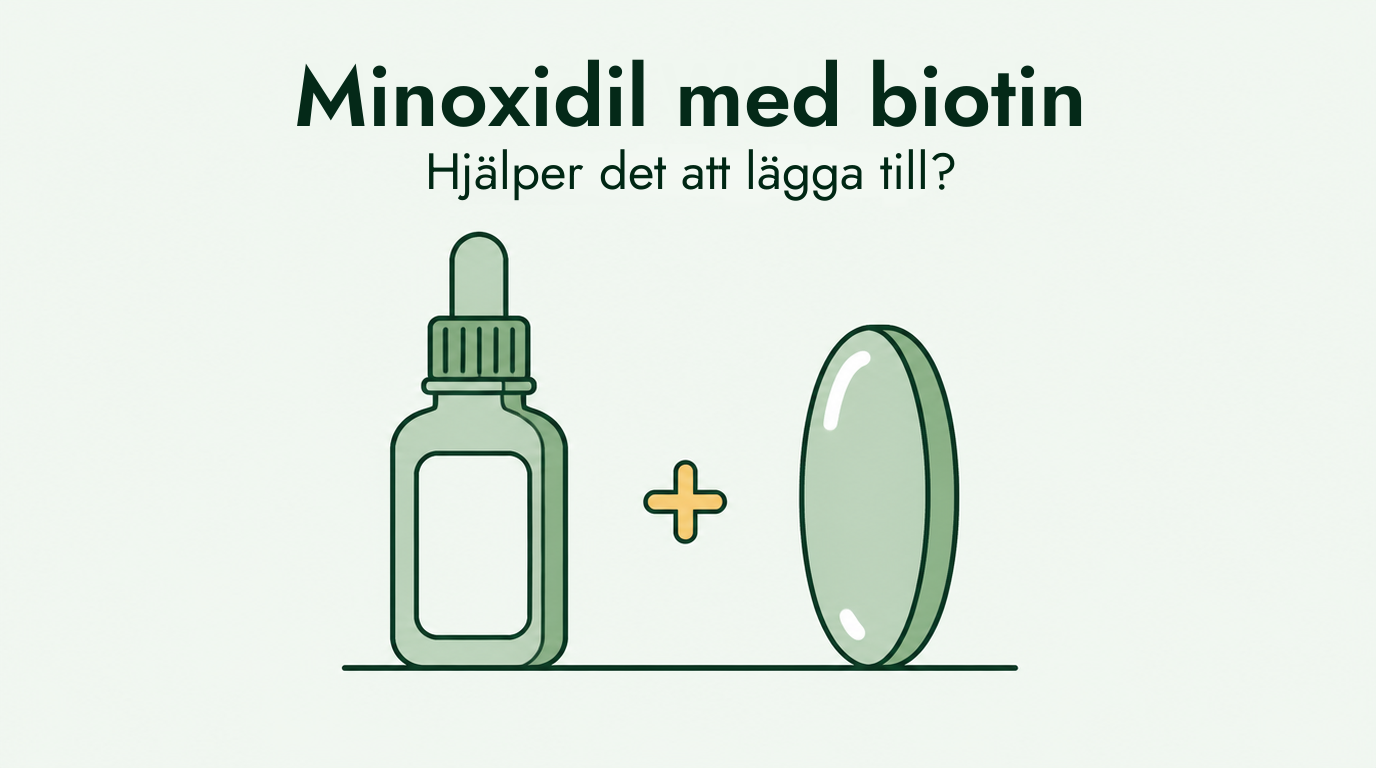 Hjälper det att tillsätta biotin till minoxidil