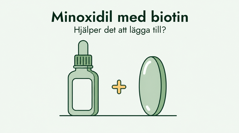 Hjälper det att tillsätta biotin till minoxidil