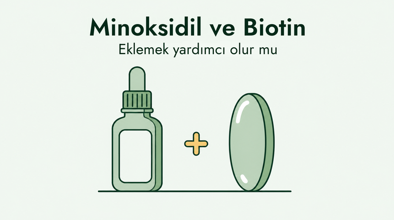 Minoksidile biotin eklemek işe yarar mı