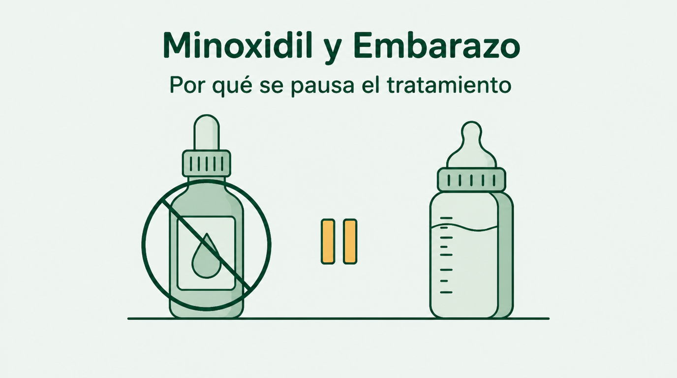 Minoxidil durante el embarazo y la lactancia