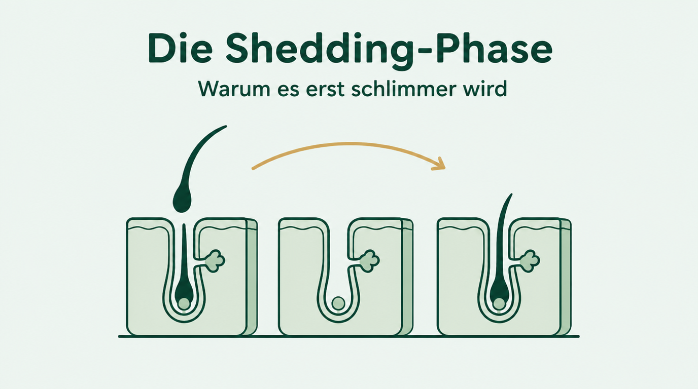 Die Minoxidil-Haarausfallphase erklärt
