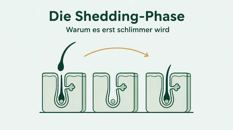 Die Minoxidil-Haarausfallphase erklärt