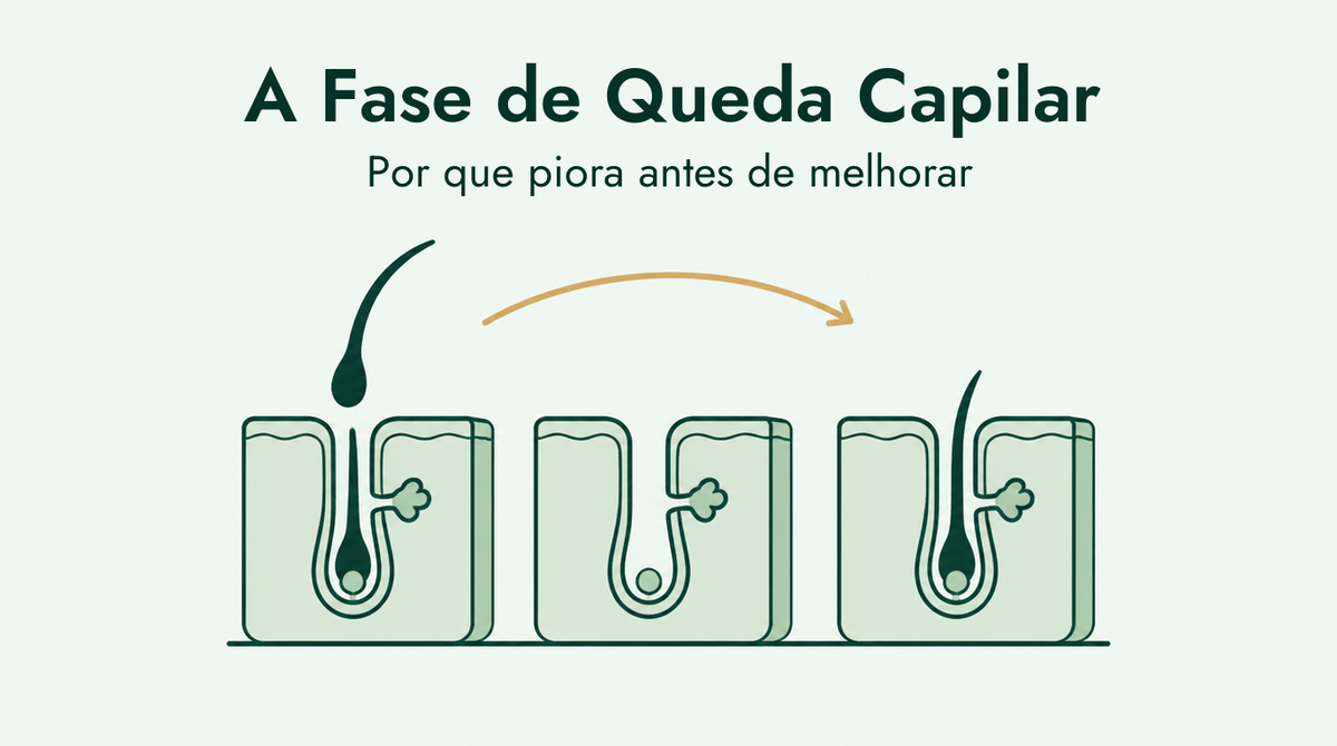 A fase de queda inicial do minoxidil, explicada