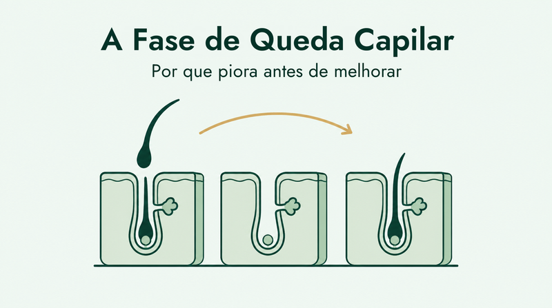 A fase de queda inicial do minoxidil, explicada