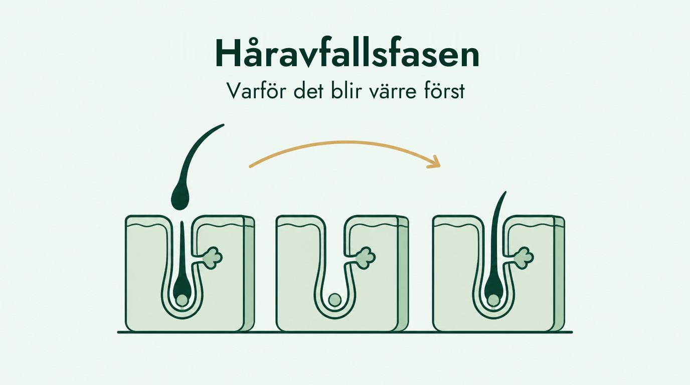 Fällningsfasen vid minoxidil, förklarad
