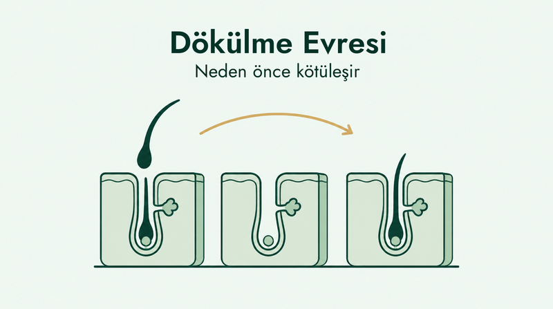 Minoksidil dökülme evresi, açıklandı