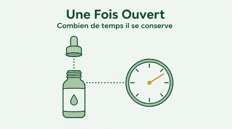 Combien de temps le minoxidil se conserve après ouverture