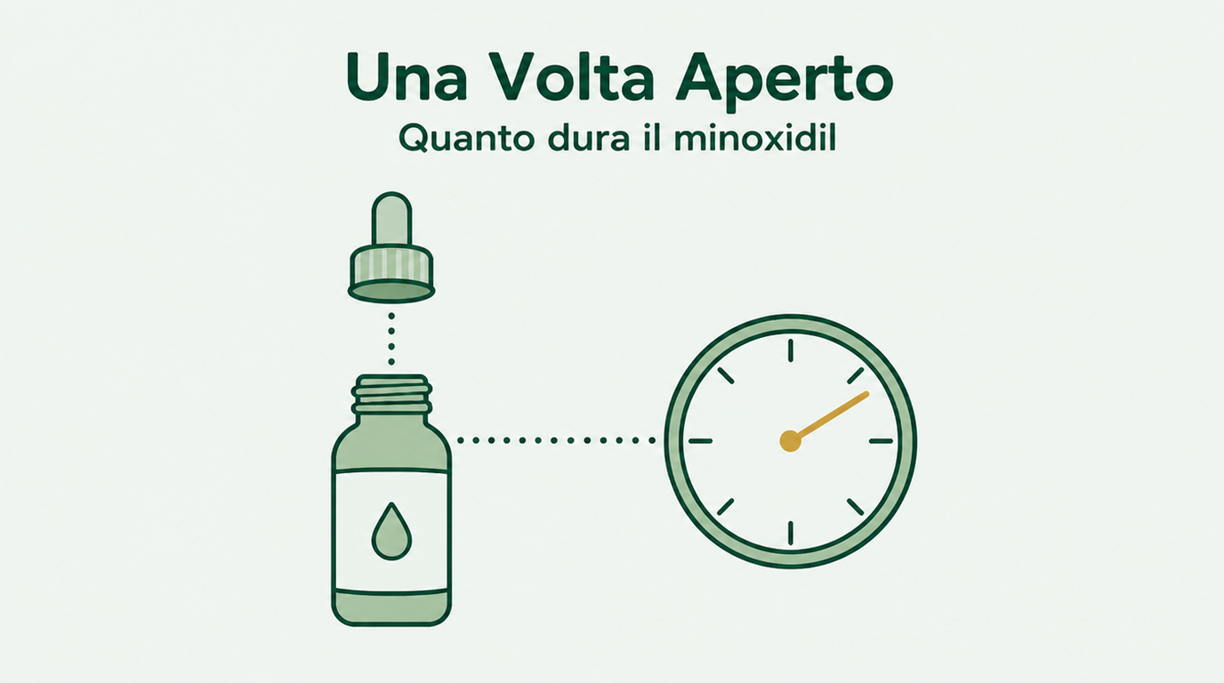 Quanto dura il minoxidil dopo l'apertura