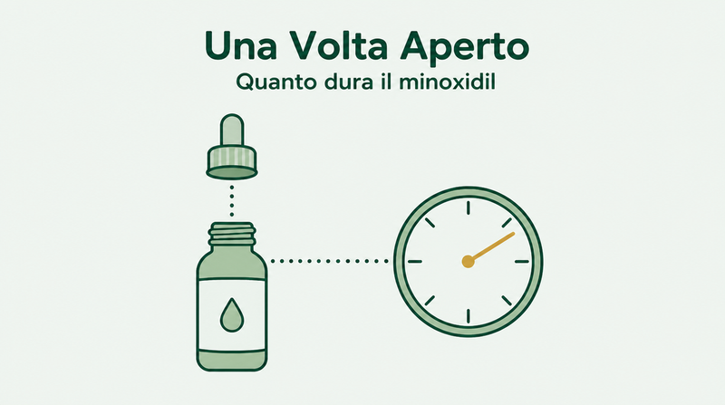 Quanto dura il minoxidil dopo l'apertura