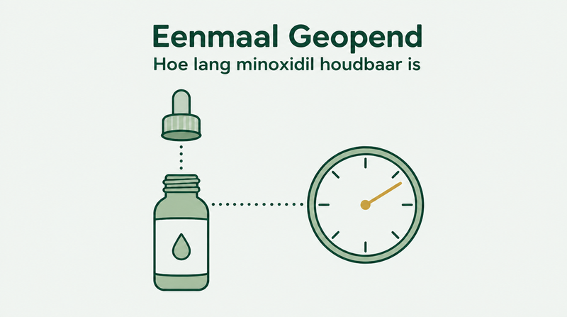 Hoe lang minoxidil houdbaar blijft na openen