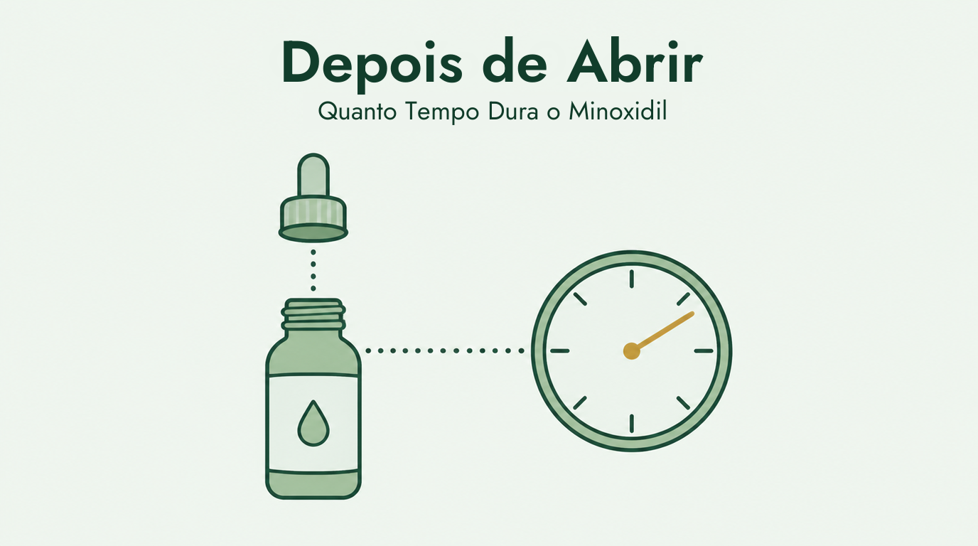 Quanto tempo dura o minoxidil depois de aberto