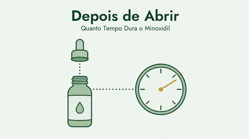 Quanto tempo dura o minoxidil depois de aberto
