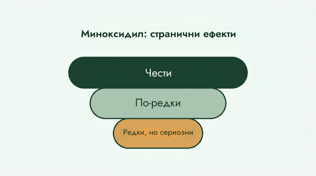 Странични ефекти на миноксидила — от чести до редки