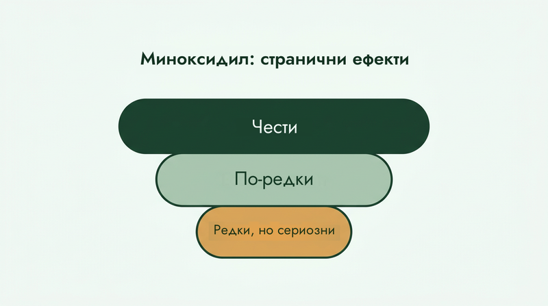 Странични ефекти на миноксидила — от чести до редки