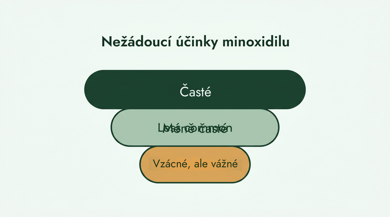 Vedlejší účinky minoxidilu od běžných po vzácné