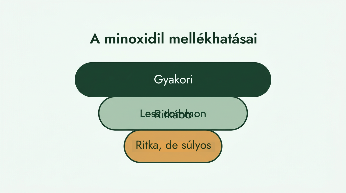 Minoxidil mellékhatások: a gyakoritól a ritkáig