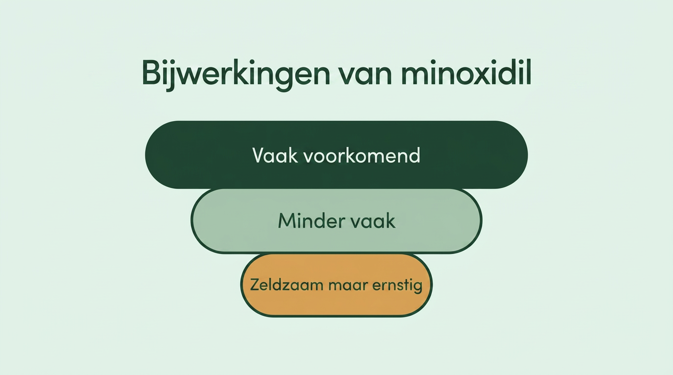 Bijwerkingen van minoxidil van vaak tot zeldzaam