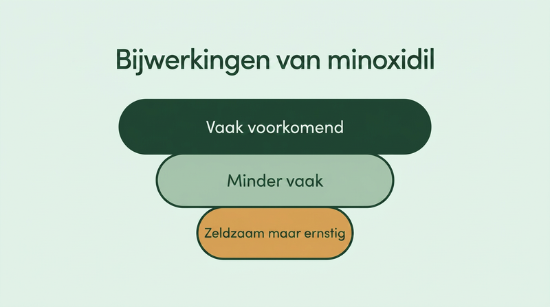 Bijwerkingen van minoxidil van vaak tot zeldzaam