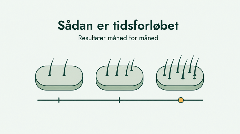 Hvor lang tid minoxidil er om at virke