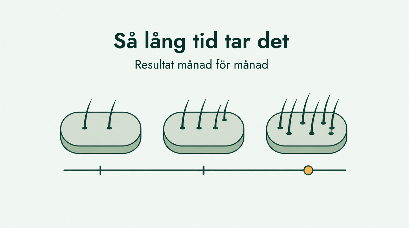 Hur lång tid det tar innan minoxidil verkar