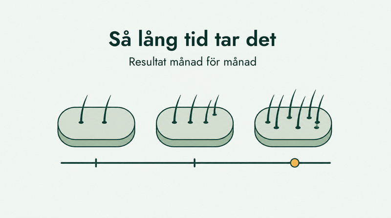 Hur lång tid det tar innan minoxidil verkar