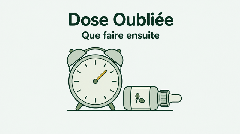 Que faire en cas d'oubli d'une dose de minoxidil
