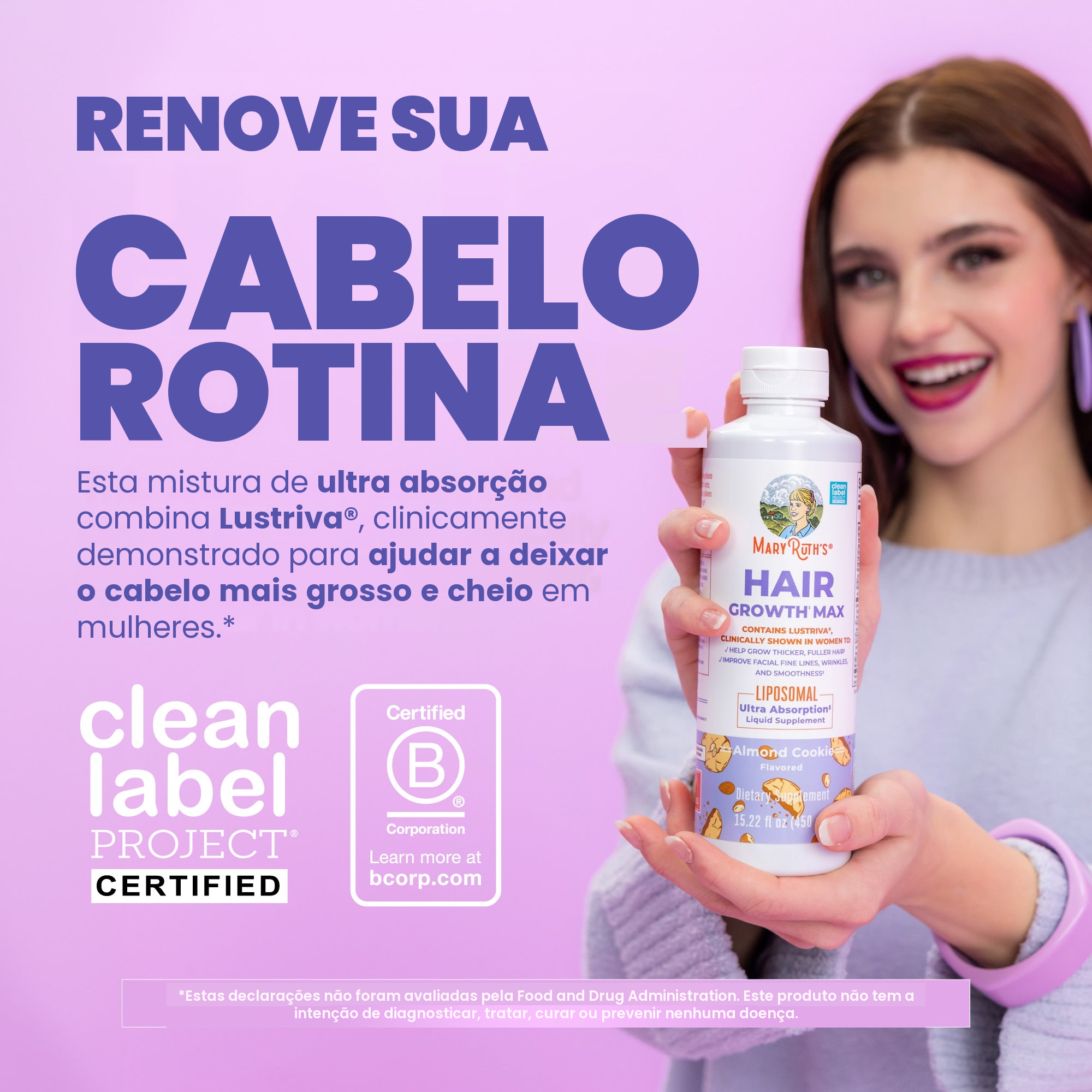 Absorção máxima: o sistema de liberação lipossomal encapsula os ingredientes