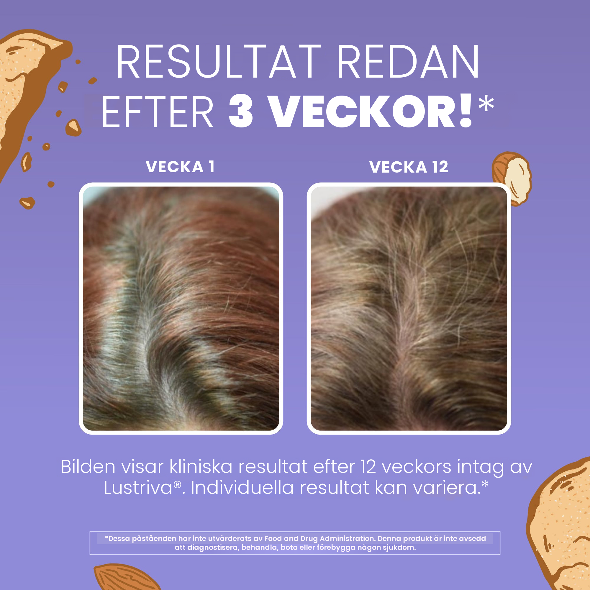 Biotin i form av magnesiumbiotinat, som bidrar till normalt hår och normal hud