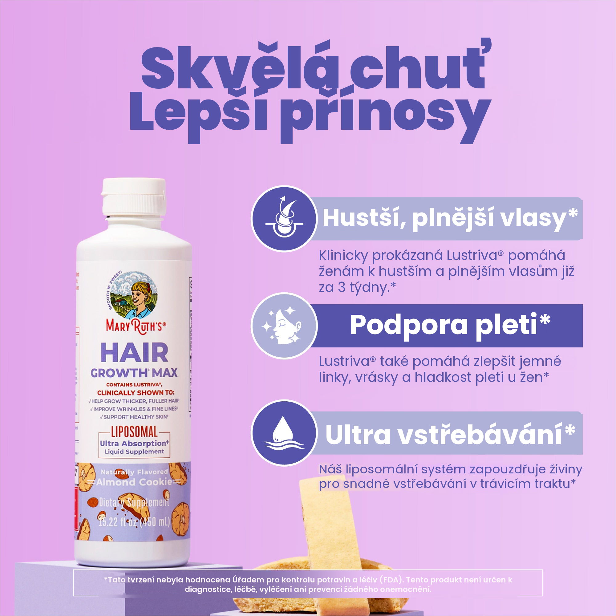 Vyživující bylinná směs dýňového oleje, palmy serenoa, eklipty a amly
