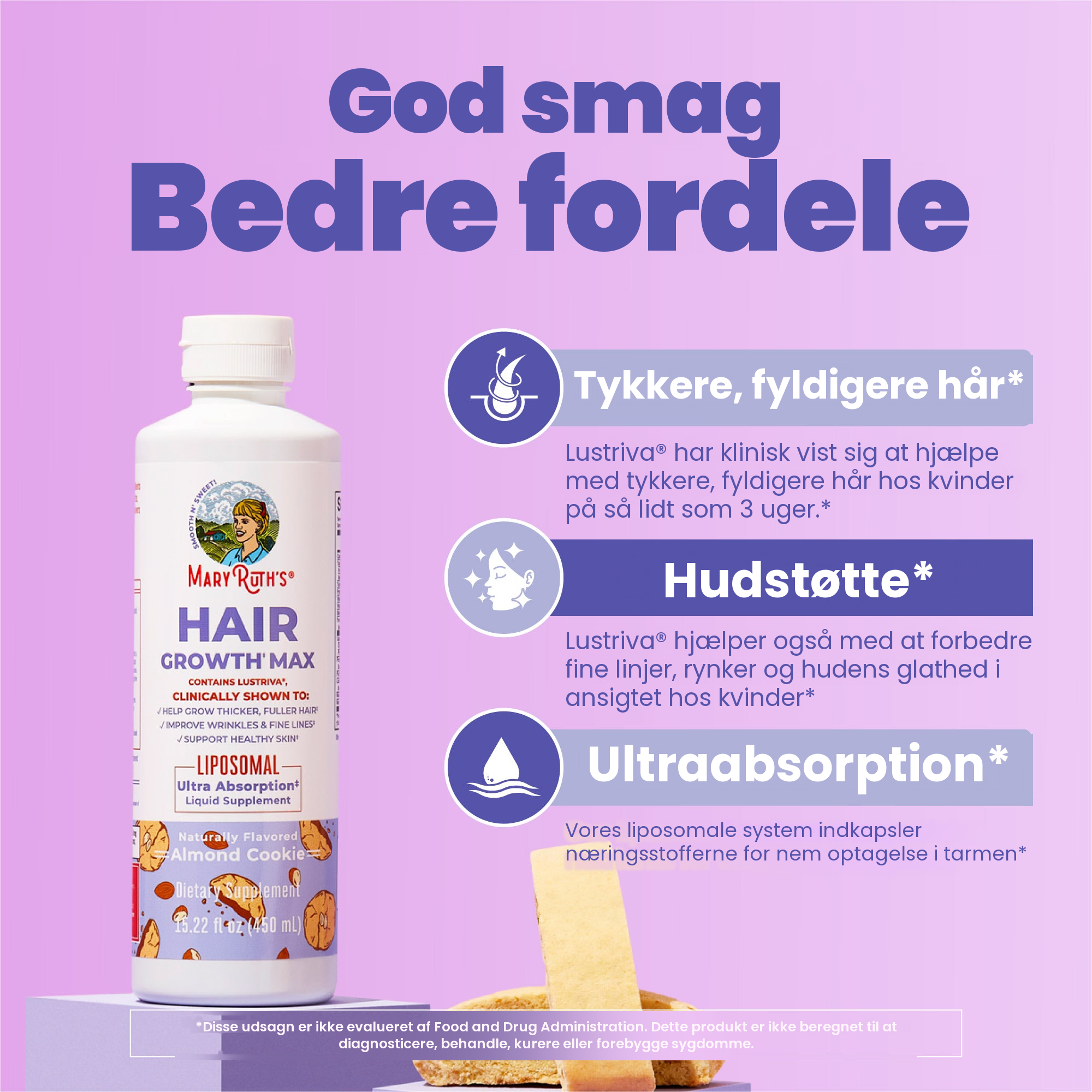 En nærende urteblanding af grønkarnefrøolie, savpalme, eclipta og amla