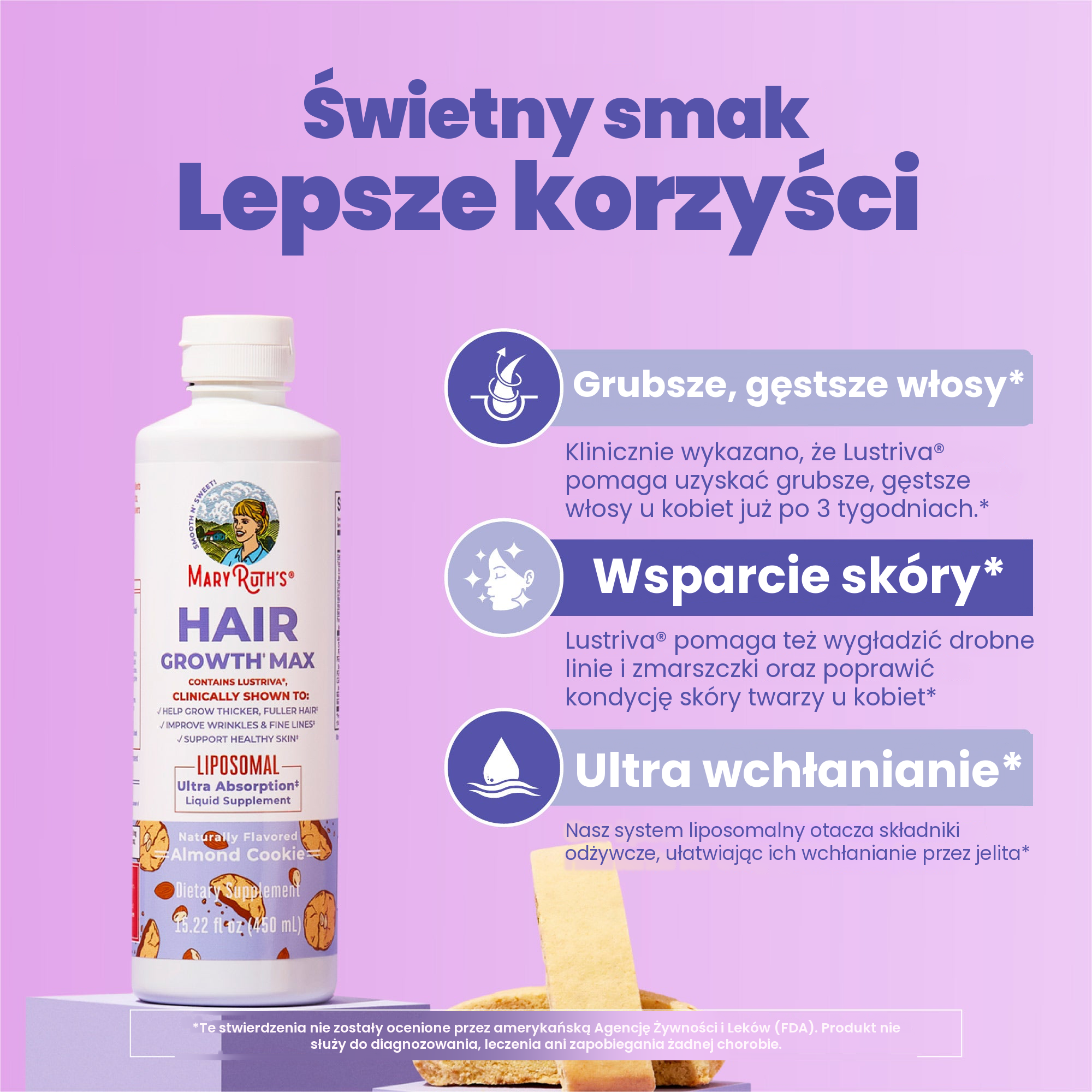 Odżywcza mieszanka ziołowa z olejem z pestek dyni, palmą sabałową, eklipta i amlą