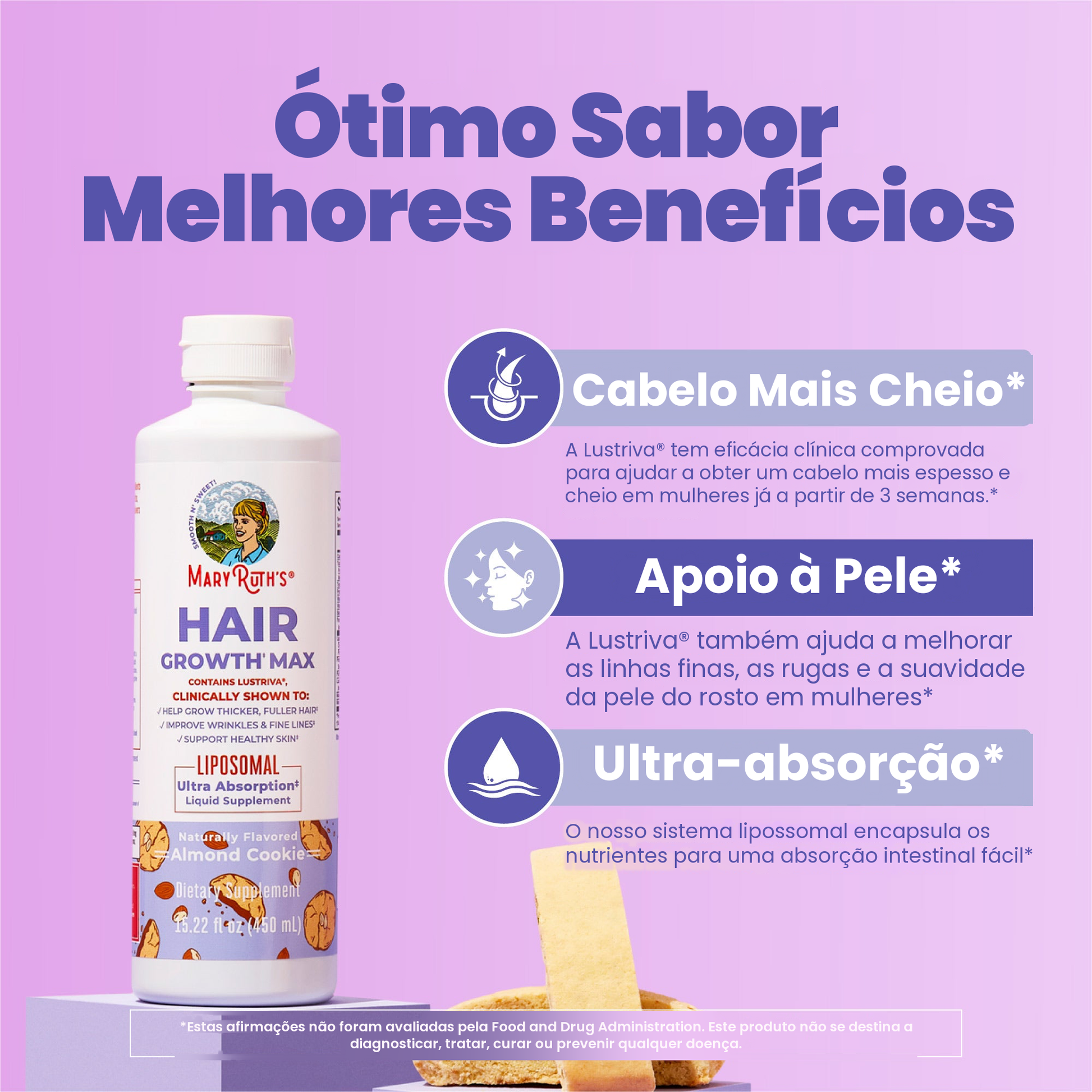 Uma mistura botânica nutritiva de óleo de semente de abóbora, saw palmetto, eclipta e amla