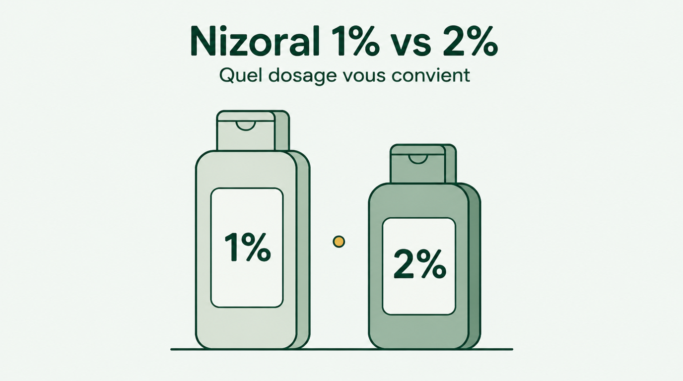 Nizoral 1 % ou 2 % : quel dosage choisir