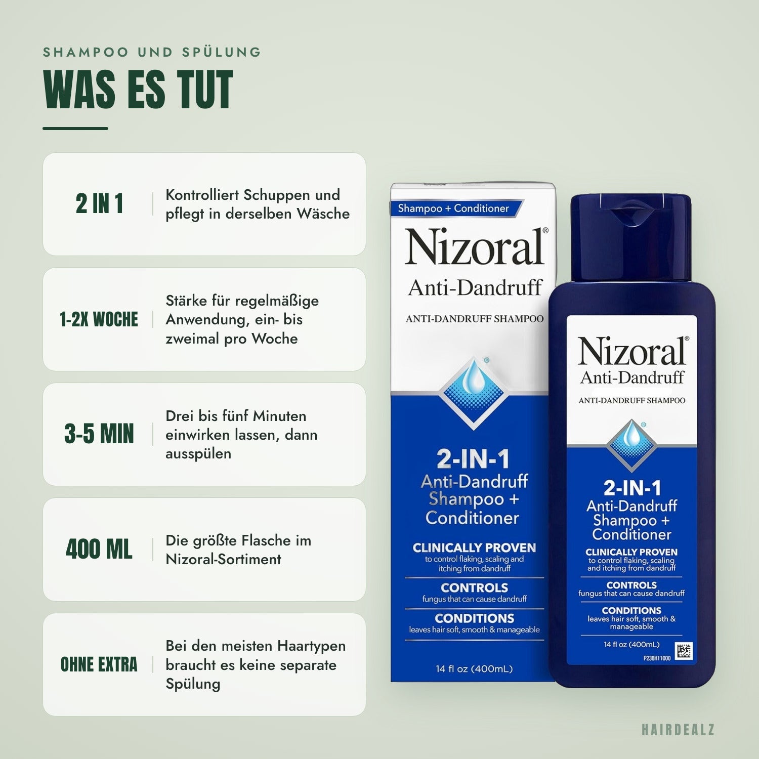 Was Nizoral 2-in-1 tut