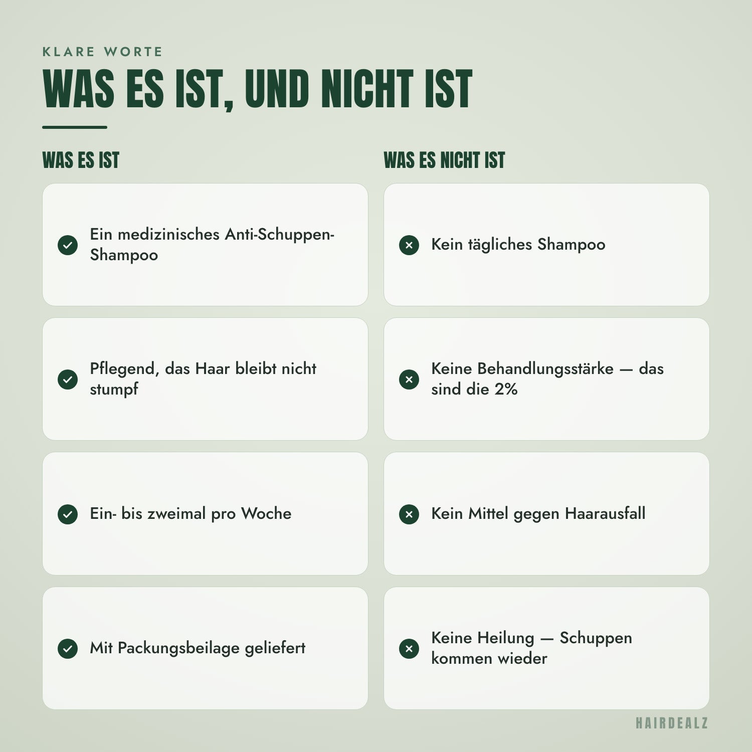 Was Nizoral 2-in-1 ist und was nicht