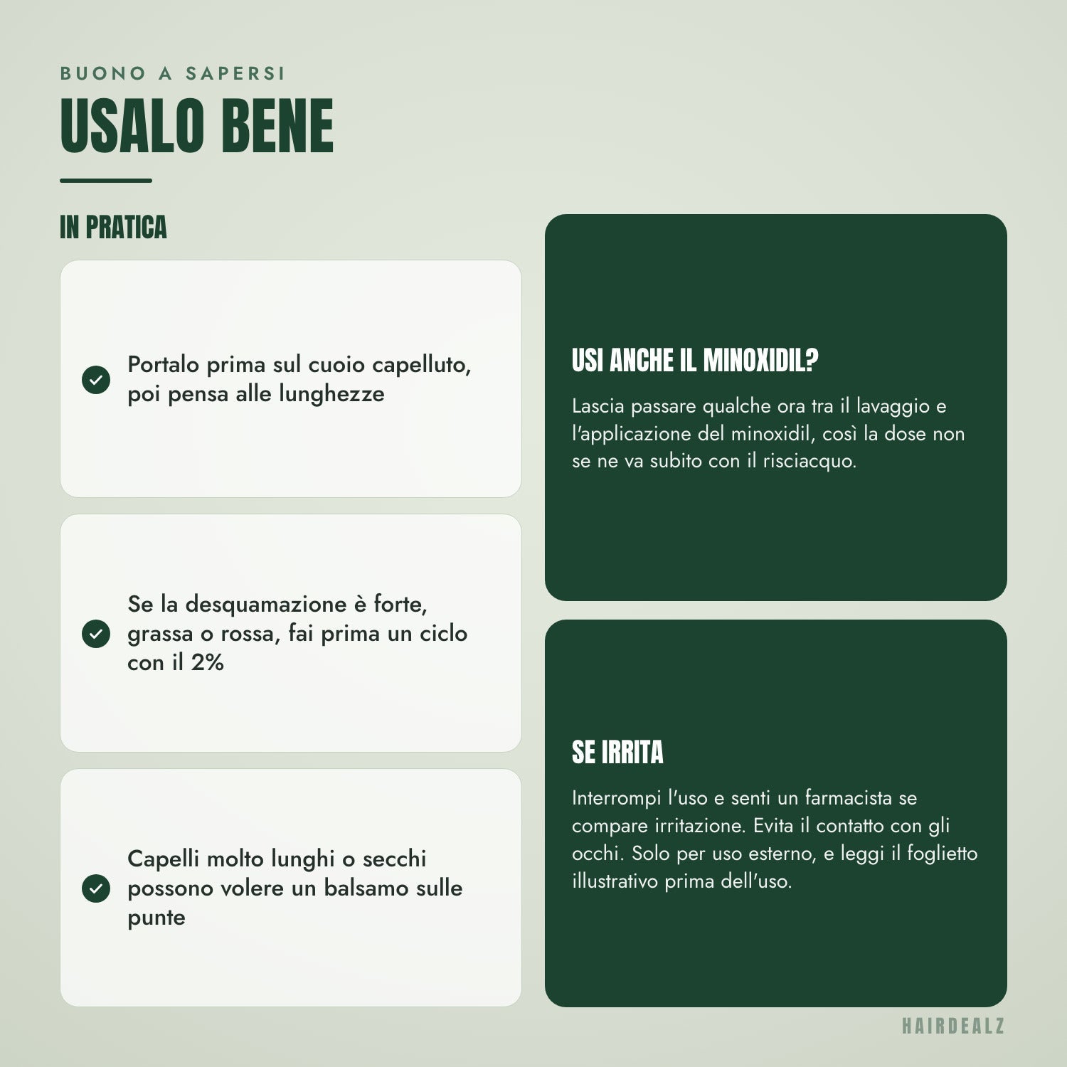 Usare bene Nizoral 2 in 1