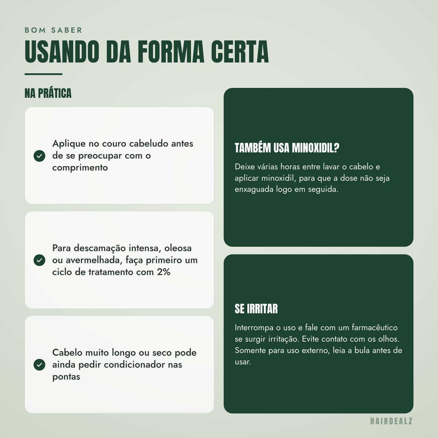 Como usar bem o Nizoral 2 em 1