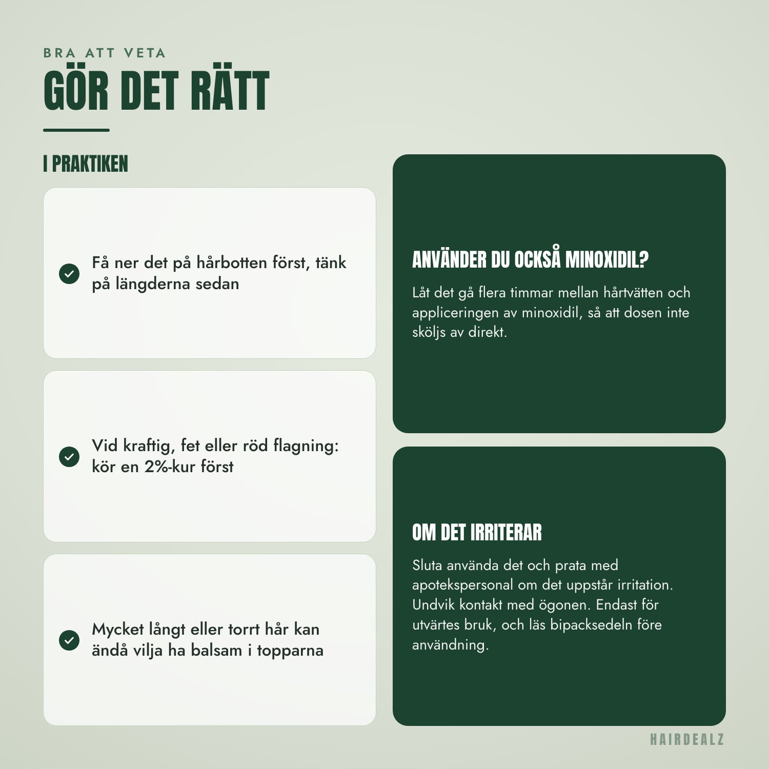 Så använder du Nizoral 2-in-1 rätt
