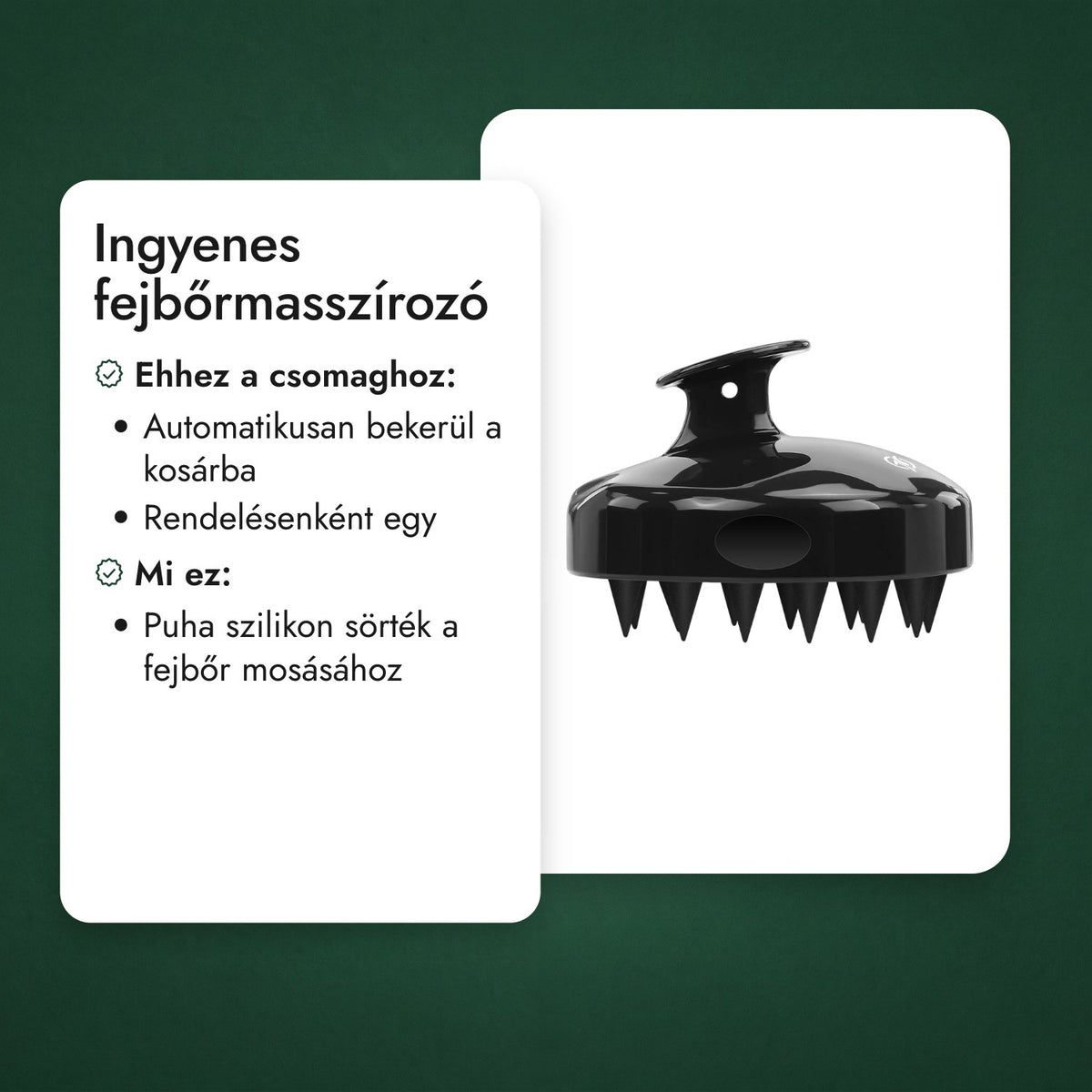 Ingyenes fejbőrmasszírozó
