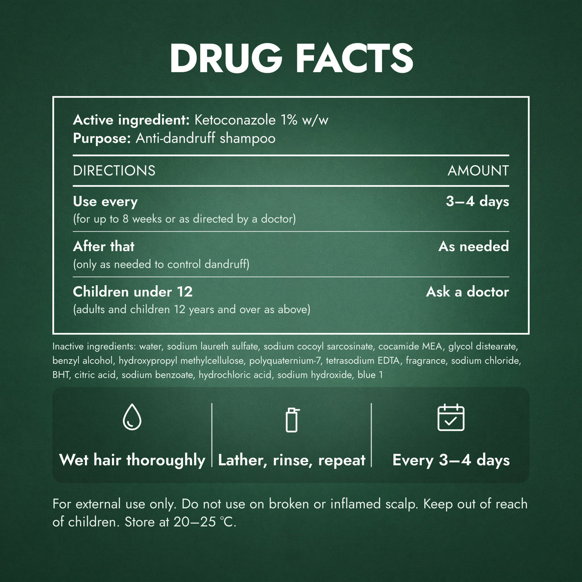 Drug Facts: Nizoral 2-in-1 Anti-Dandruff Shampoo + Conditioner