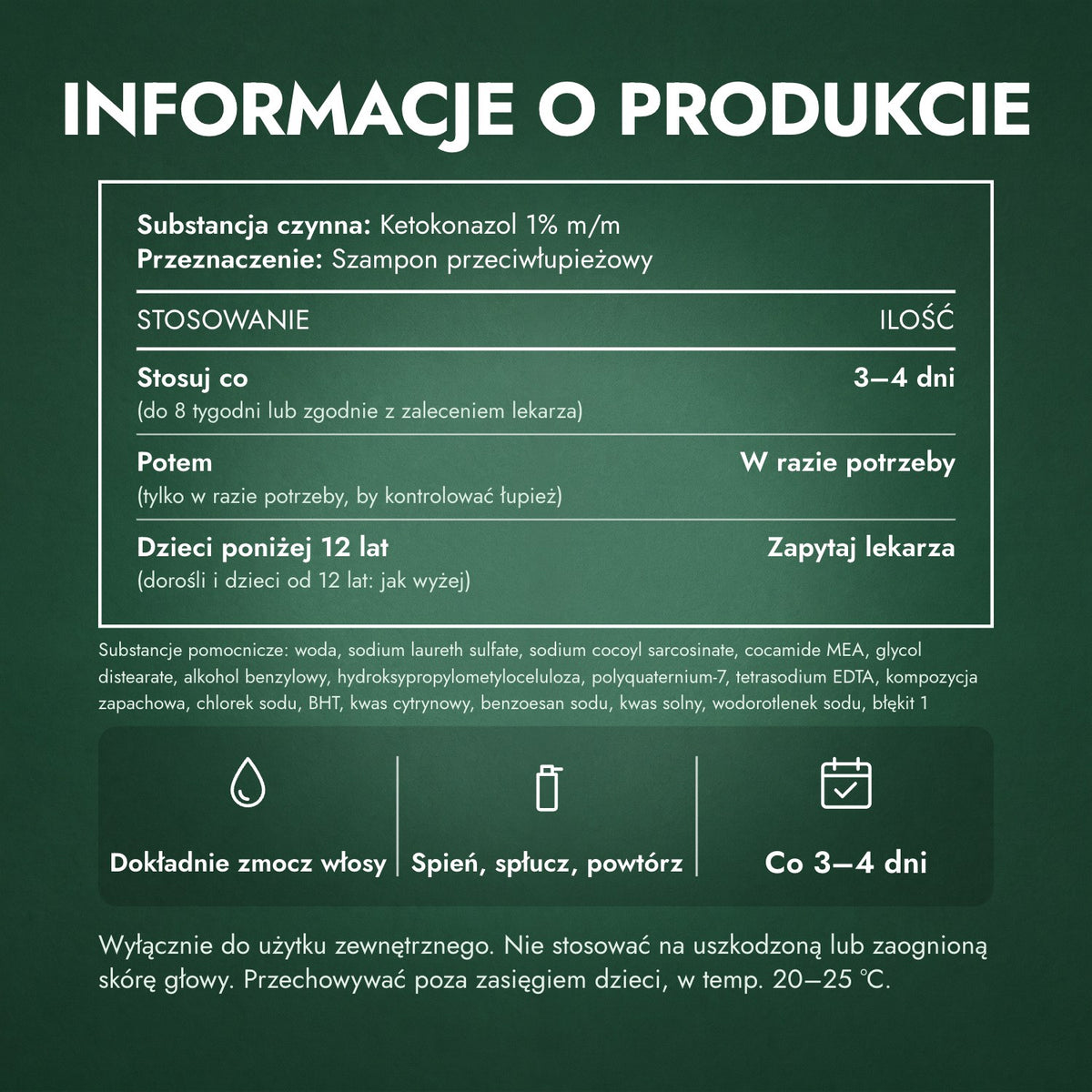 Informacje o produkcie: Nizoral 2 w 1 szampon przeciwłupieżowy z odżywką