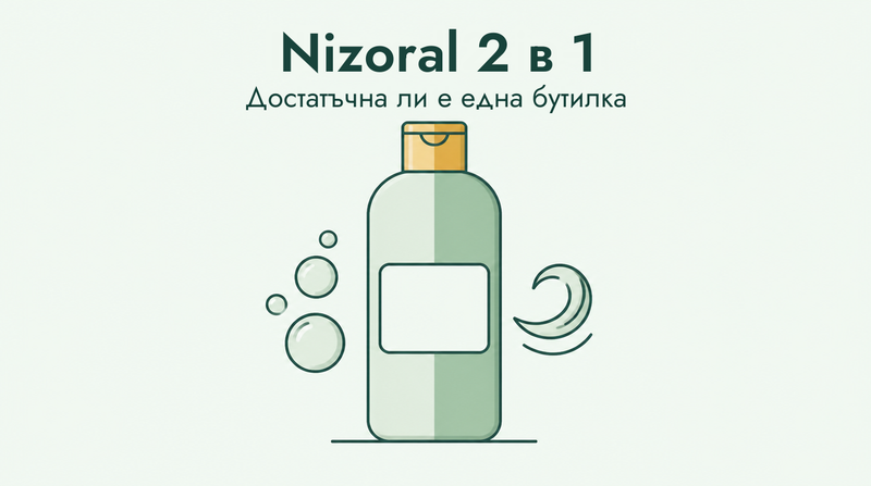 Nizoral 2-в-1 шампоан и балсам — преглед