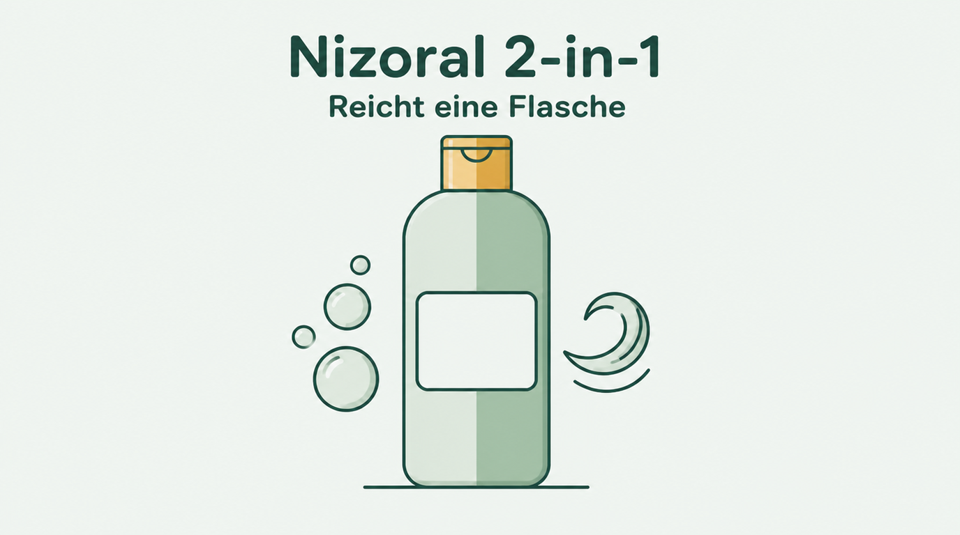 Nizoral 2-in-1 Shampoo und Spülung im Test