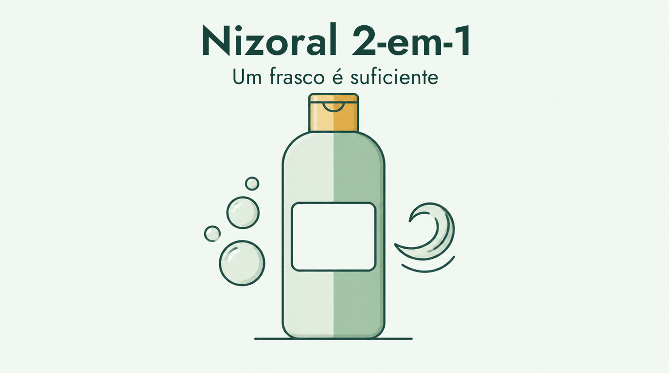 Nizoral 2 em 1 shampoo e condicionador: análise