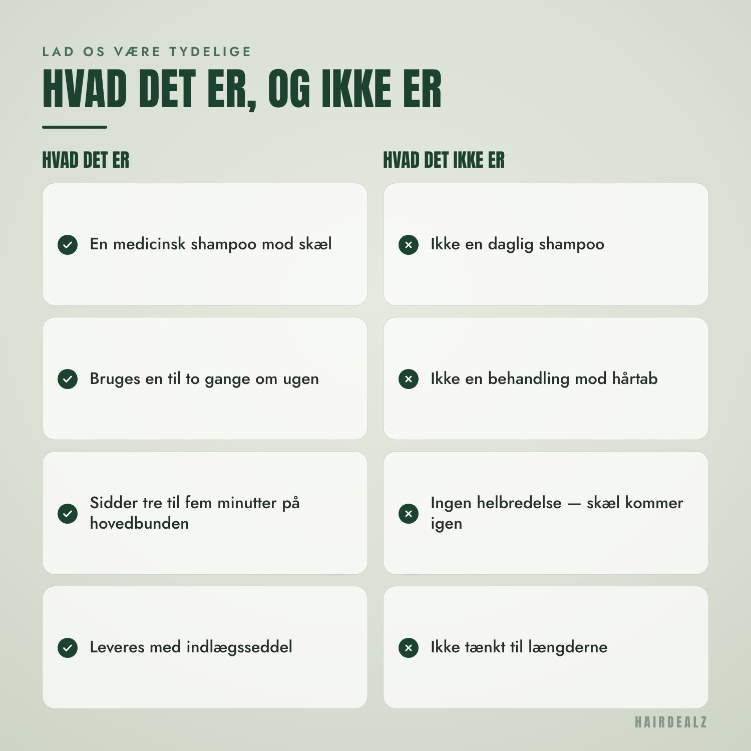 Hvad Nizoral 1% er, og hvad det ikke er