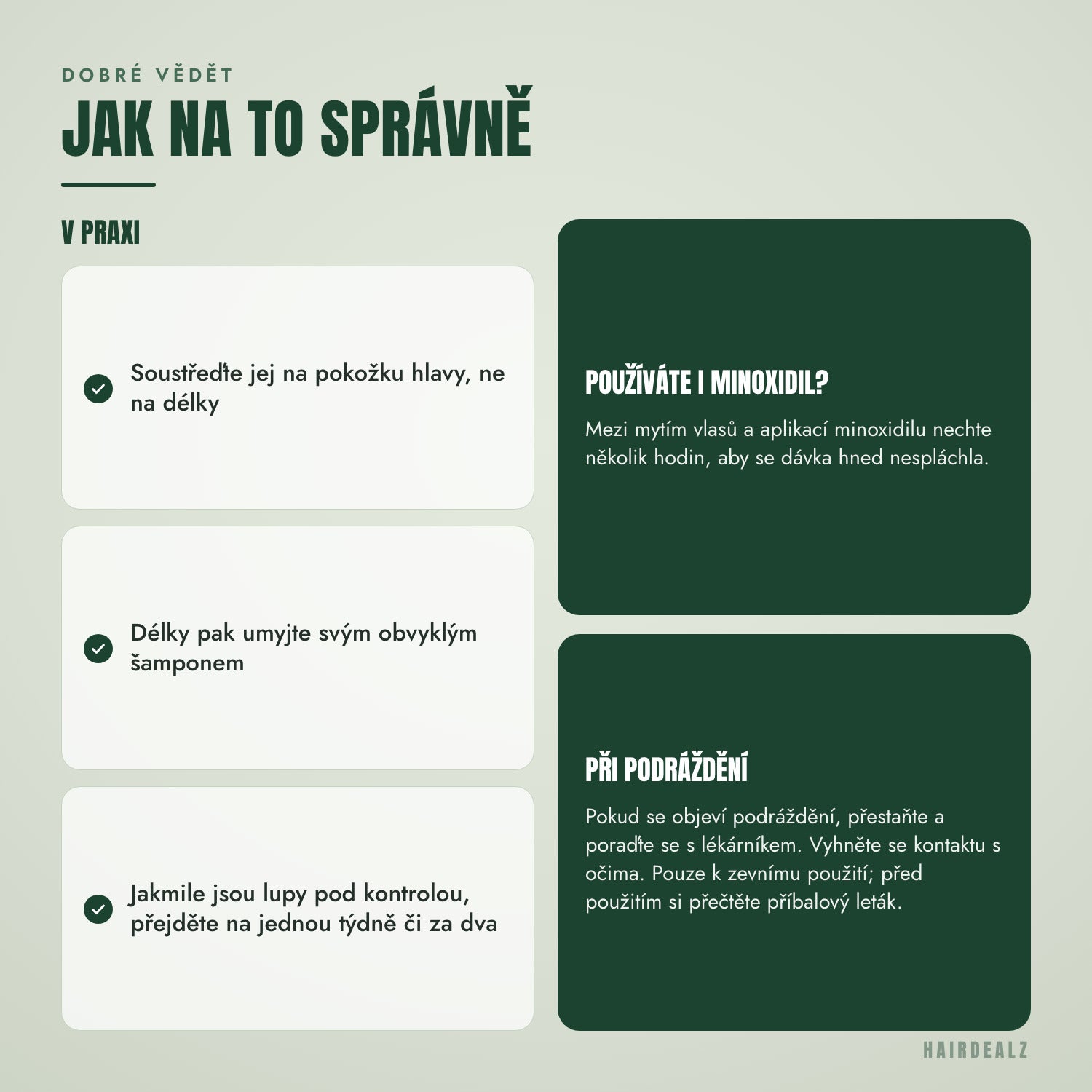 Jak správně používat Nizoral 1%